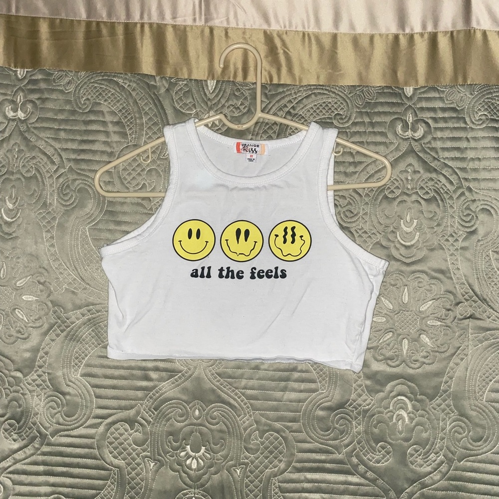 Smiley Crop top